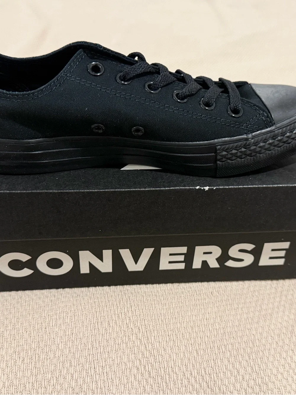 Converse Black Monochrome C Taylor Ox Sneakers - Picture 3 of 3